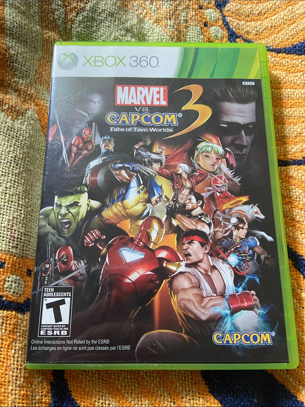 Xbox 360 Marvel VS Capcom Game